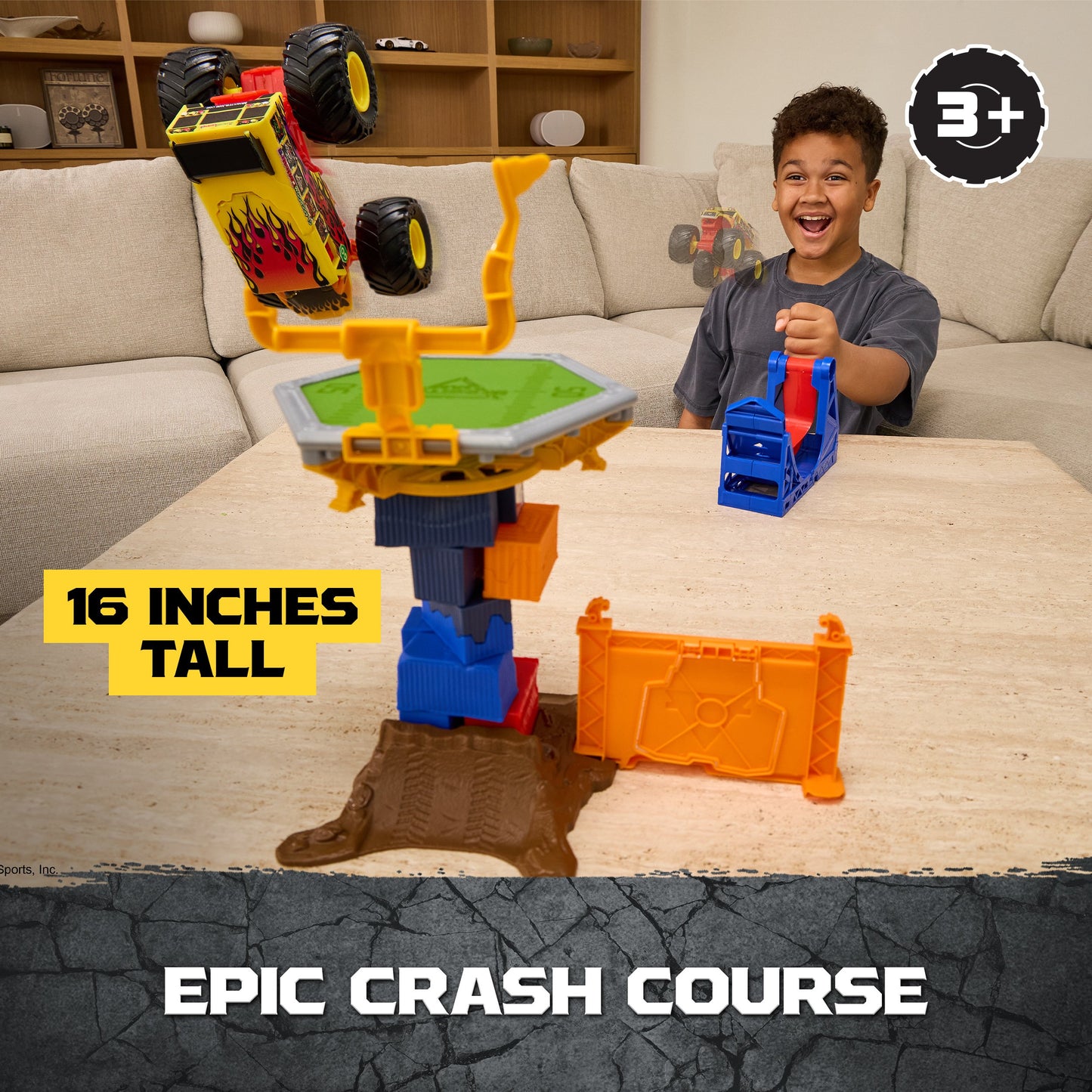 Monster Jam Smash & Bash Classroom Crusher Crash Course