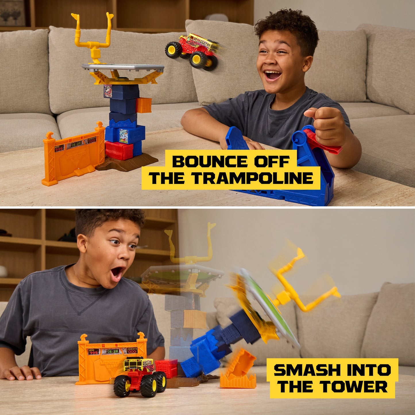 Monster Jam Smash & Bash Classroom Crusher Crash Course