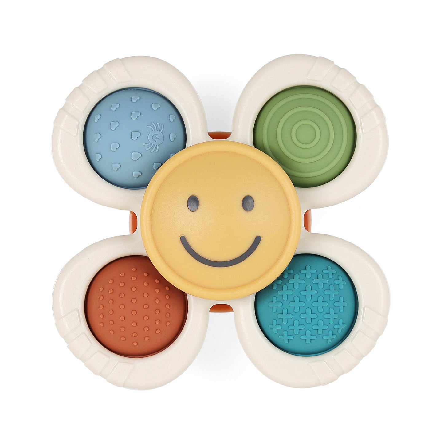 Itzy Ritzy Pop & Whirl Smile Spinner Fidget Toy