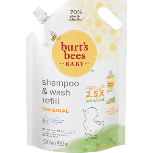 Burt's Bees Baby Shampoo & Wash Refill - Original Scent