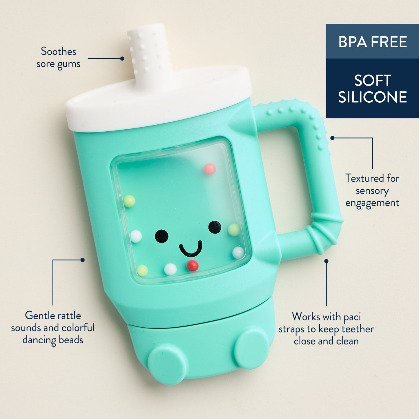 Itzy Ritzy Sweetie Shake Plus Teether
