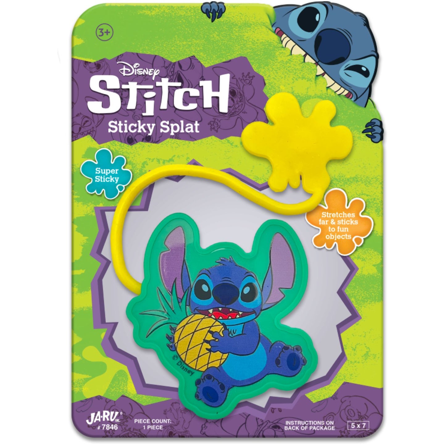 Ja-Ru Disney Stitch Sticky Splat - Assorted Styles