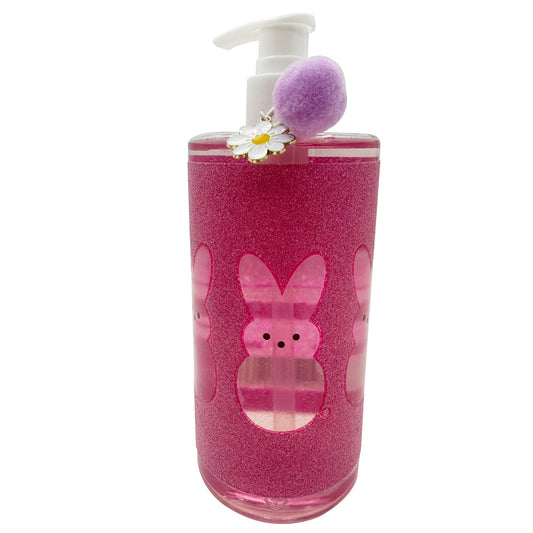 Peep Pink Sugar Glitter Easter Bunny Hand Soap - Pink Lemonade
