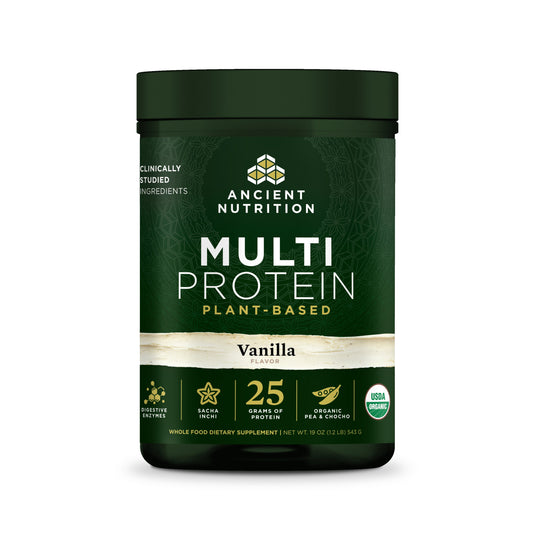 Ancient Nutrition Plant-Based 25g Multi Protein Powder - Vanilla