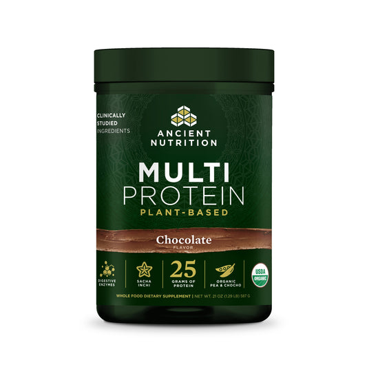 Ancient Nutrition Plant-Based 25g Multi Protein Powder - Chocolate