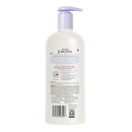 Jergens Baby Calming Head to Toe Liquid Baby Wash