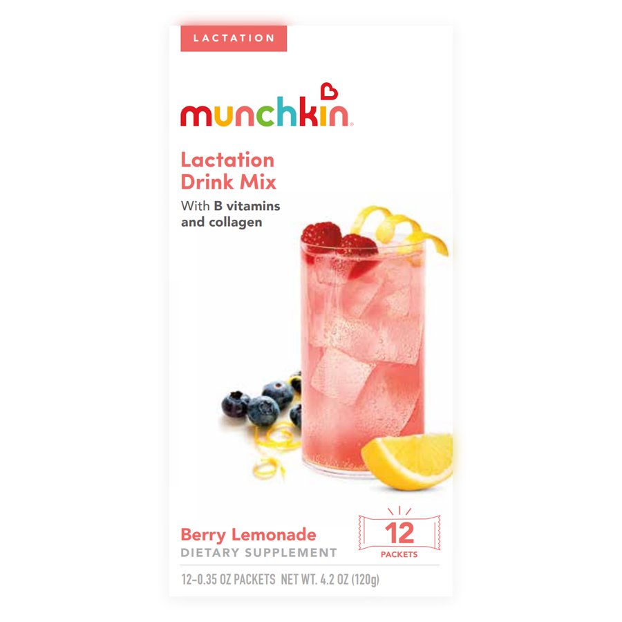 Munchkin Milkmakers Lactation Drink Mix - Berry Lemonade