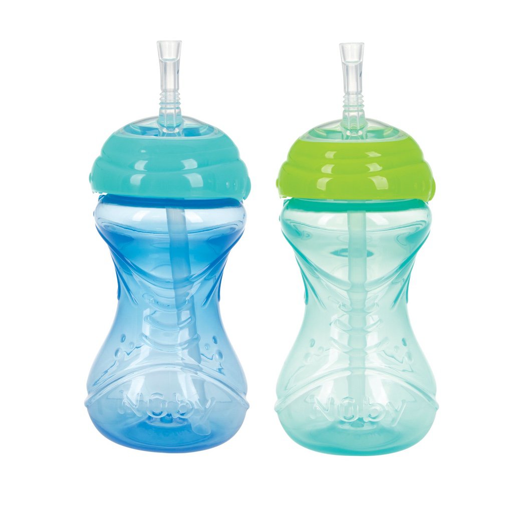 Nuby Clik It Soft Straw Cups