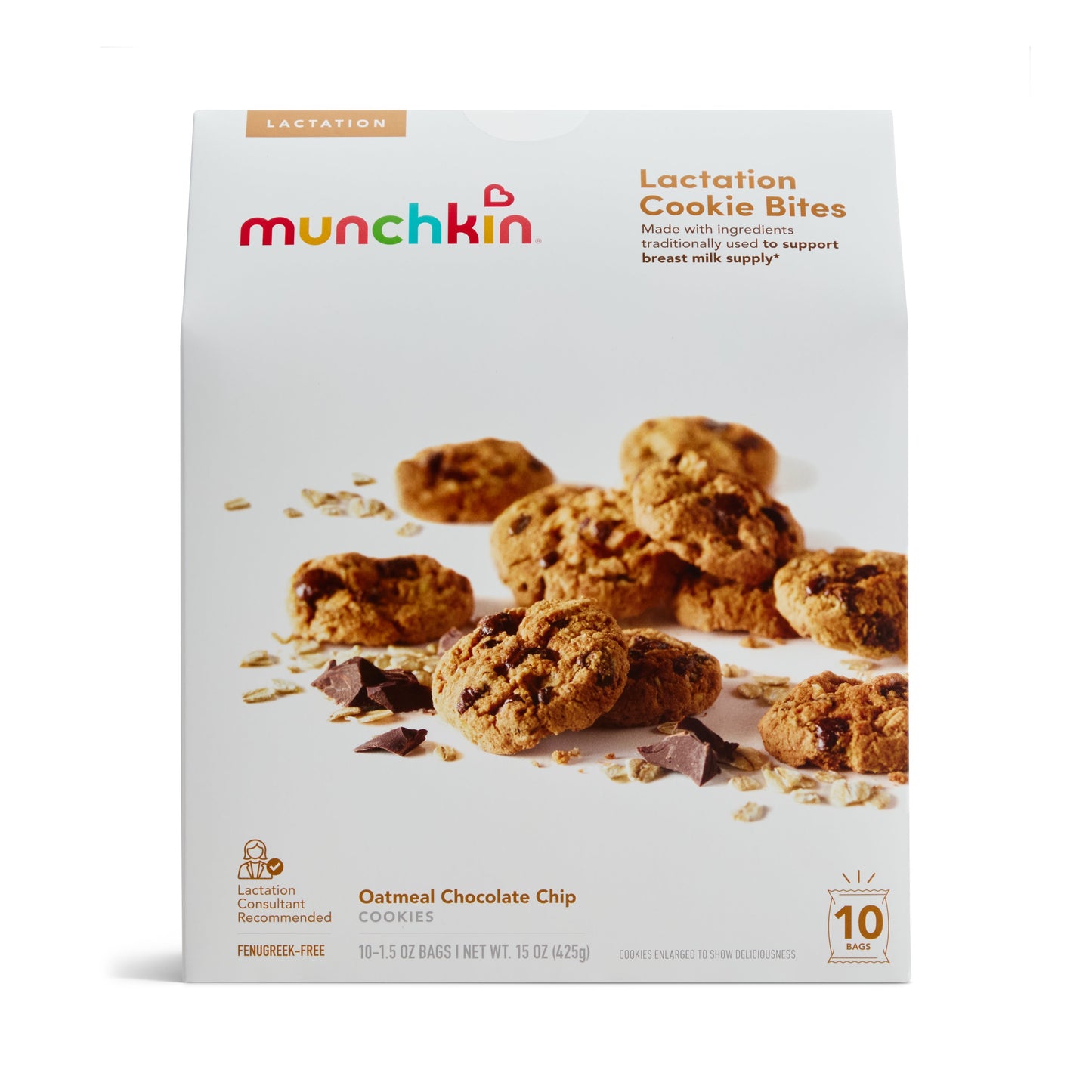 Munchkin Lactation Cookie Bites - Oatmeal Chocolate Chip