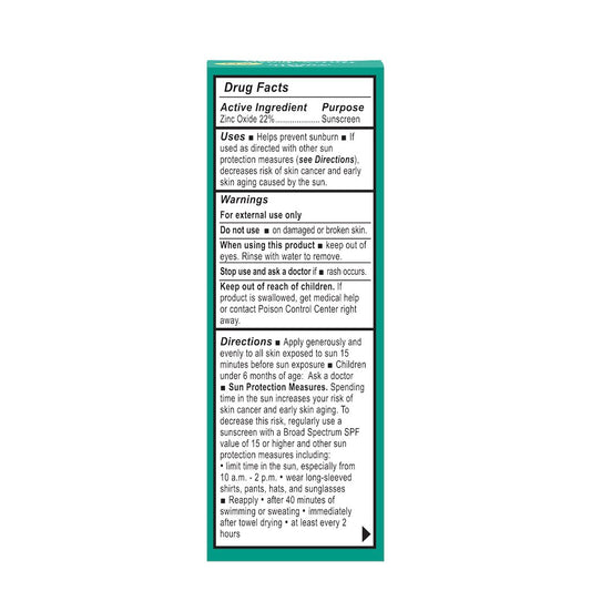 Earth Mama Baby Face Mineral Sunscreen Face Stick - SPF 40