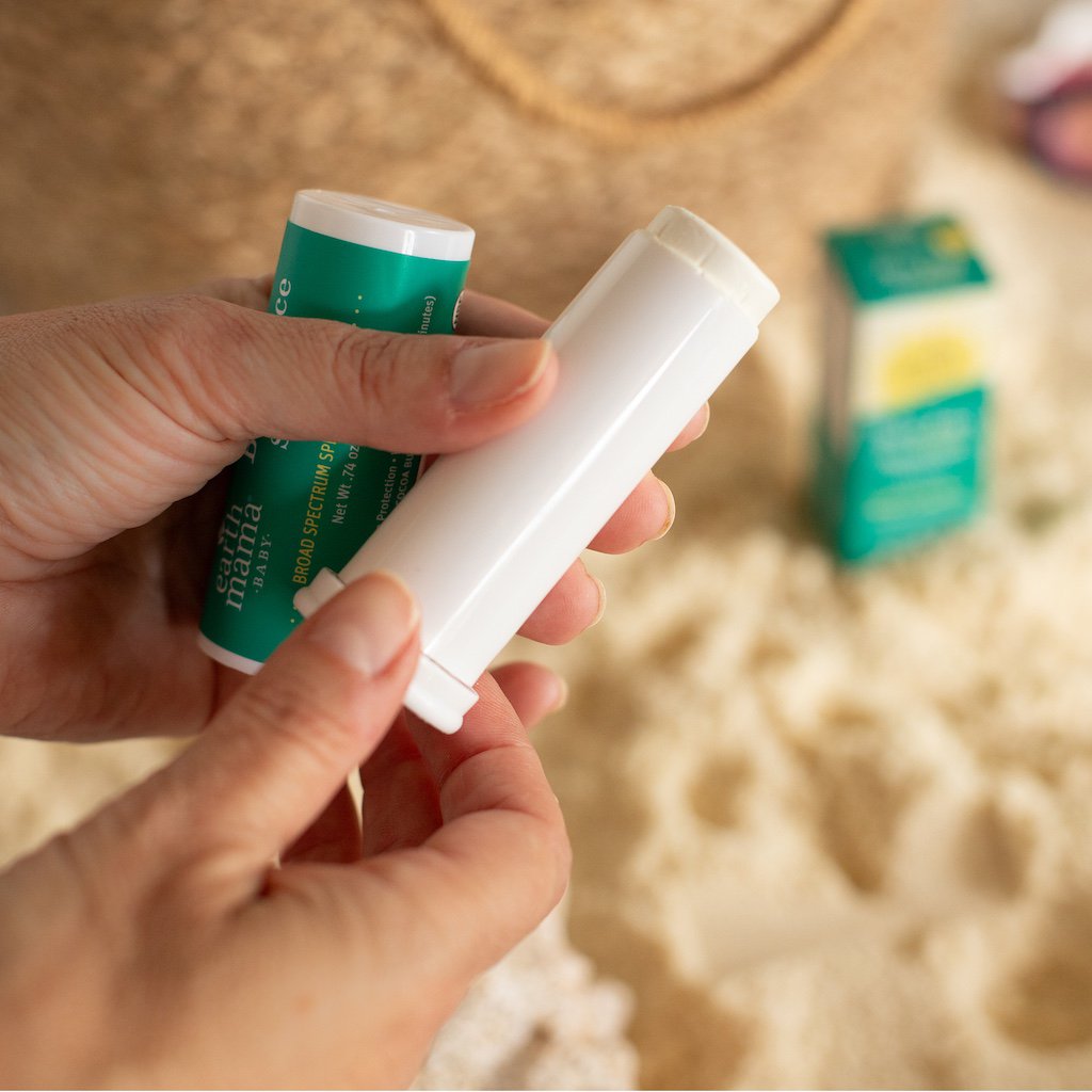 Earth Mama Baby Face Mineral Sunscreen Face Stick - SPF 40