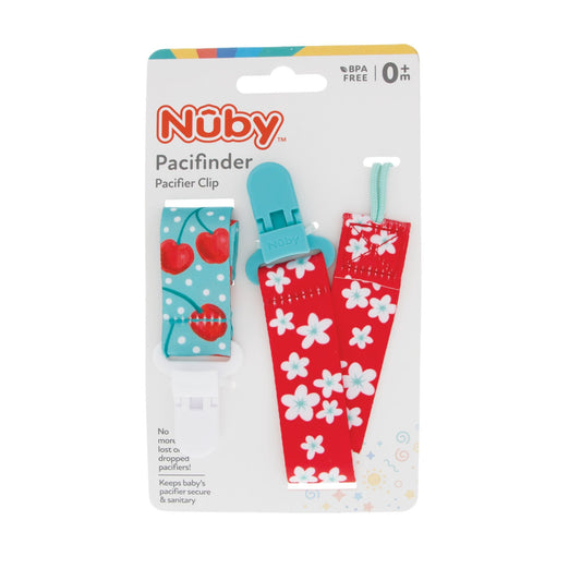 Nuby Pacifinder Pacifier Clip - Pattern May Vary