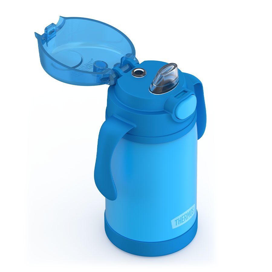 Thermos Stainless Steel Sip Bottle With Spout & Handle - Blue