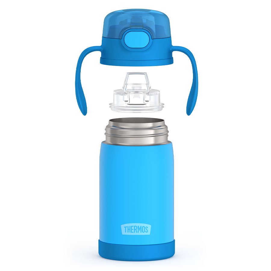 Thermos Stainless Steel Sip Bottle With Spout & Handle - Blue
