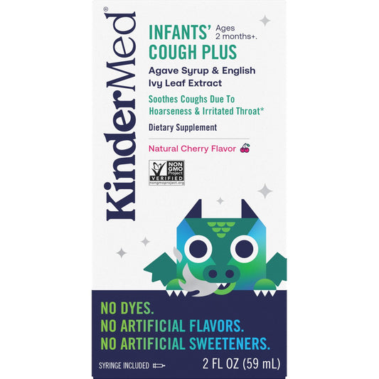 KinderMed Infants Cough Plus Syrup - Cherry