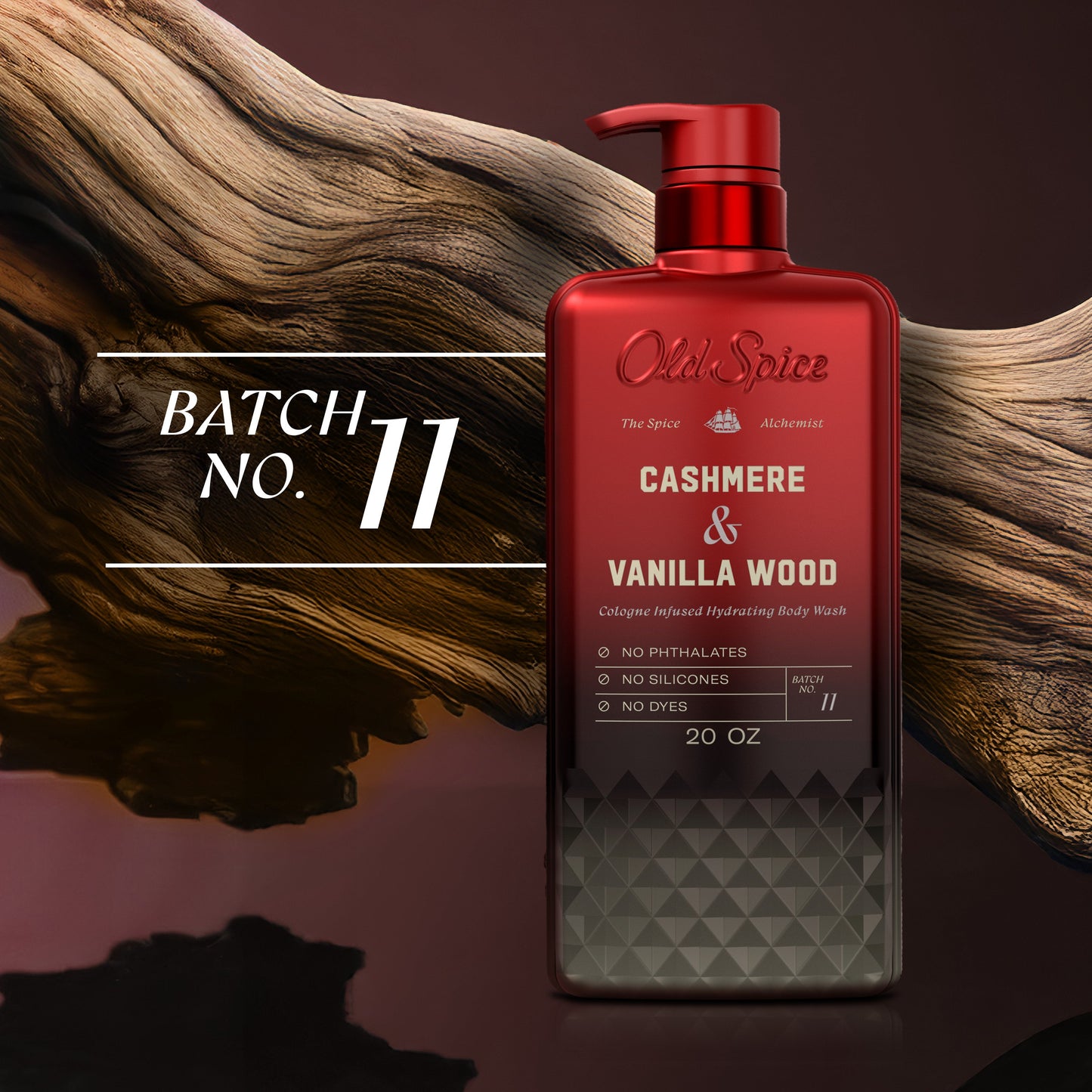 Old Spice Cologne Infused Body Wash - Cashmere & Vanilla Wood