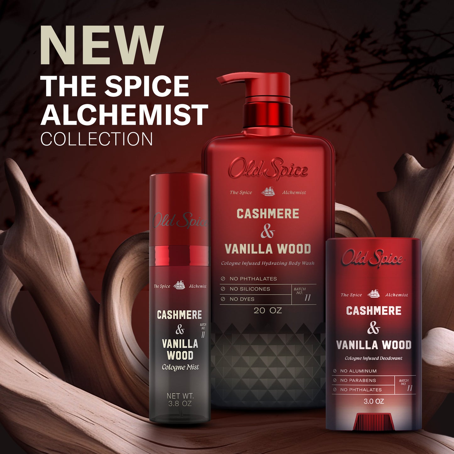 Old Spice Cologne Infused Body Wash - Cashmere & Vanilla Wood