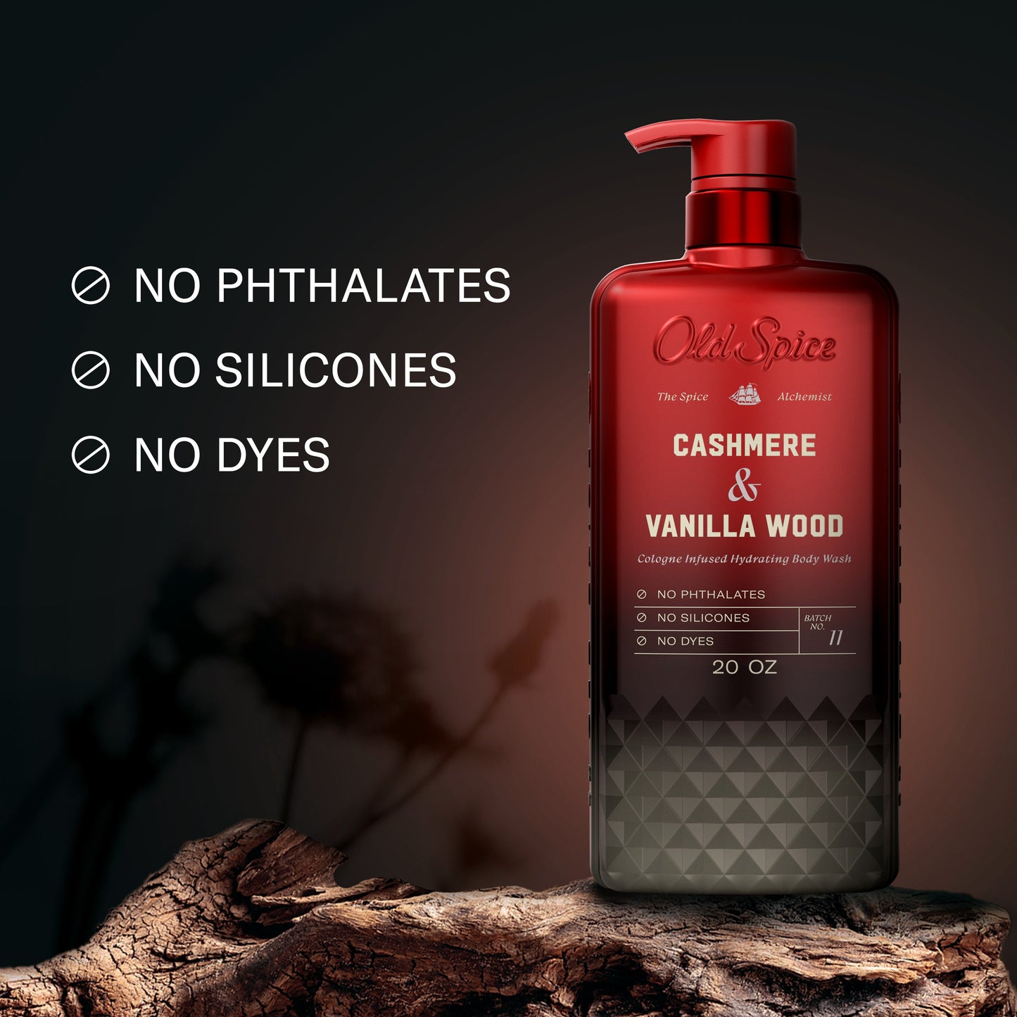 Old Spice Cologne Infused Body Wash - Cashmere & Vanilla Wood