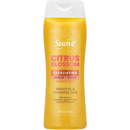 Suave Exfoliating Scrub & Body Wash - Citrus Blossom
