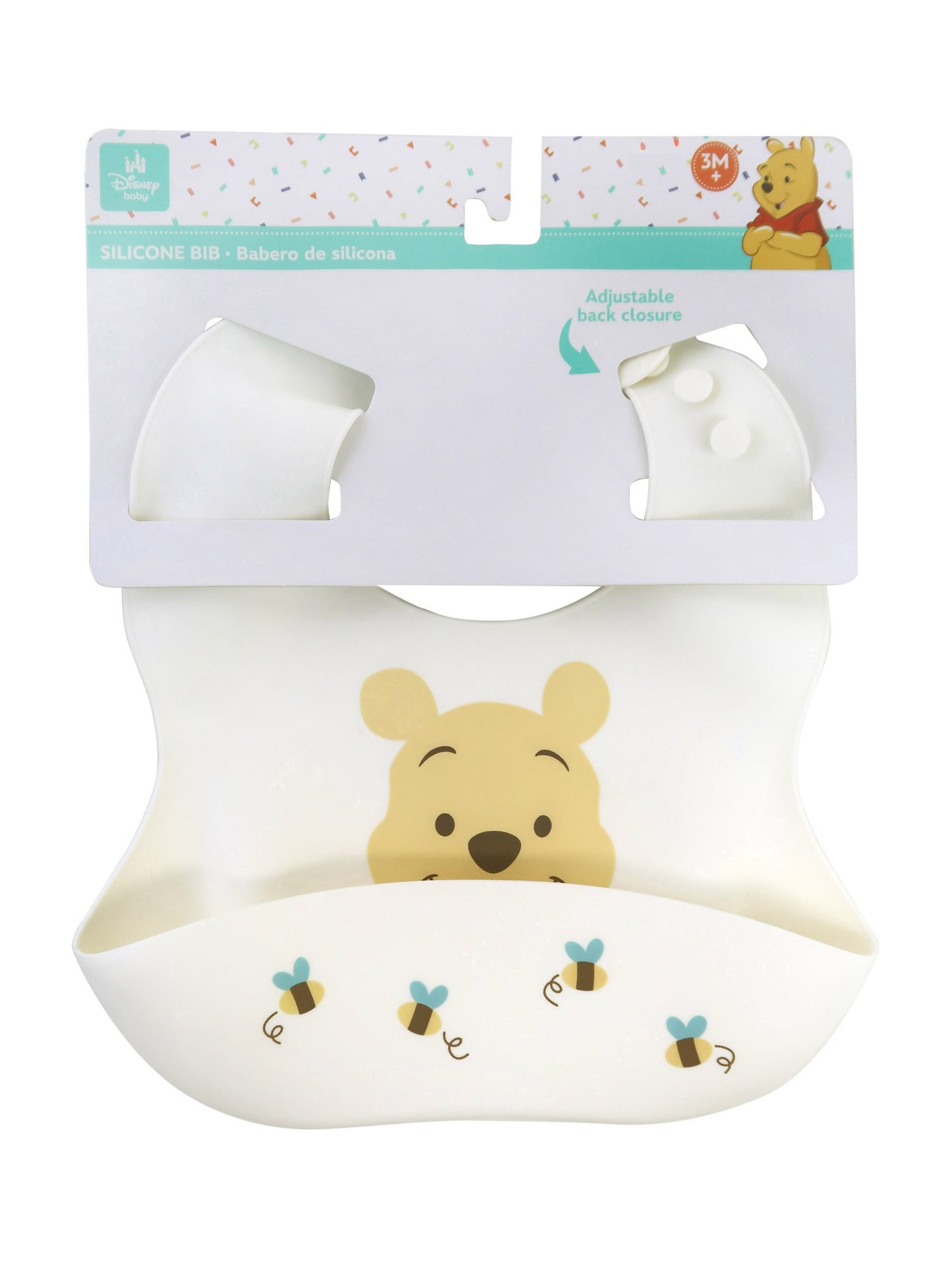 Neat Solutions  Disney Baby Silicone Bib - Winnie The Pooh