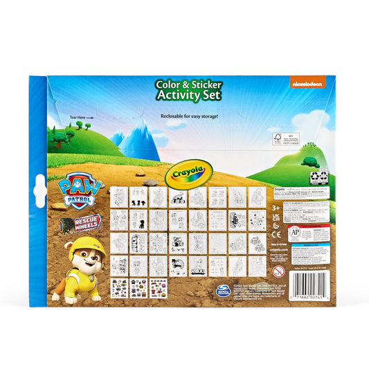Crayola Paw Patrol Color & Sticker Activity Set