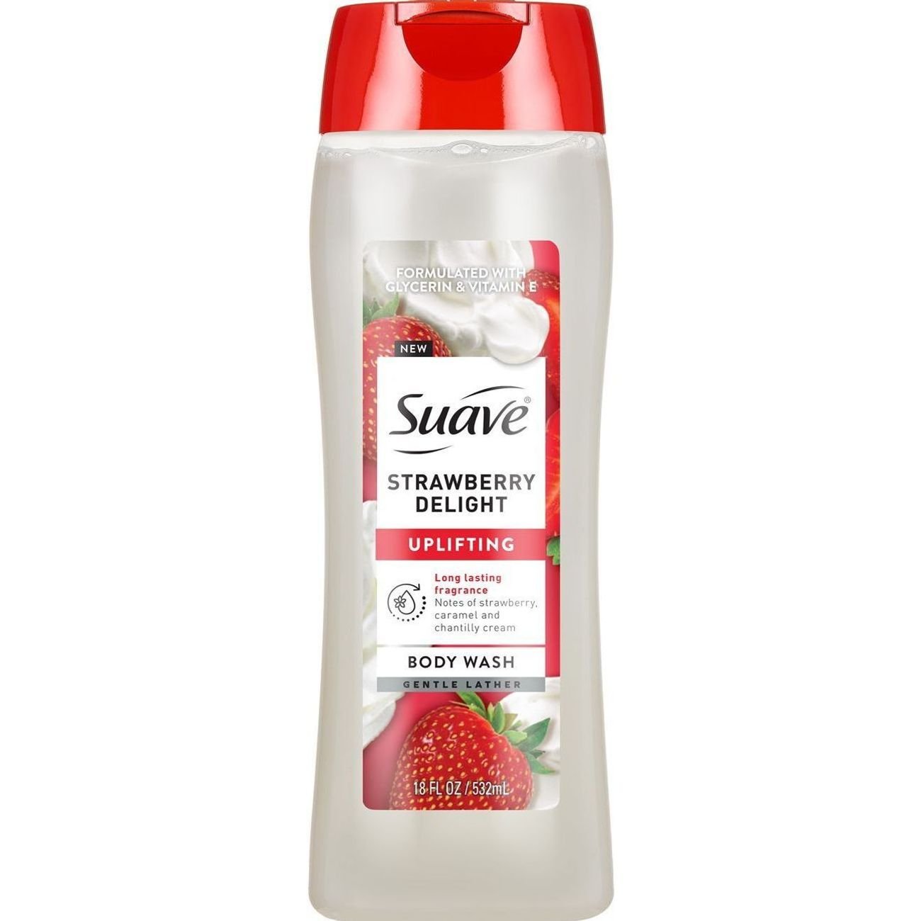 Suave Uplifting Body Wash - Strawberry Delight