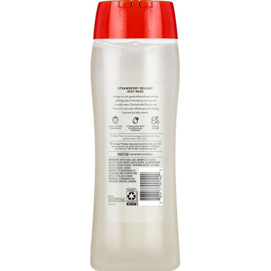 Suave Uplifting Body Wash - Strawberry Delight