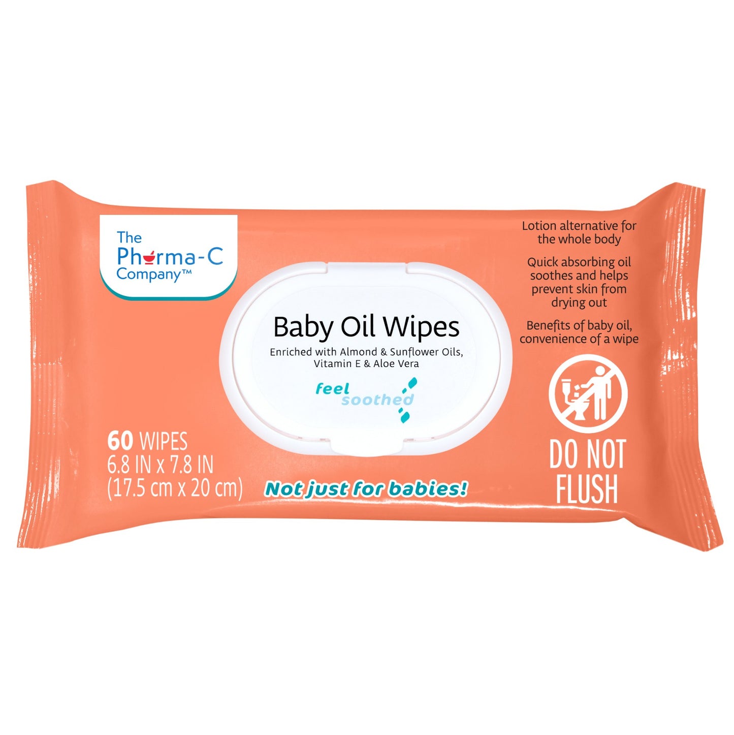 The Pharma-C Company Baby Oil Wipes