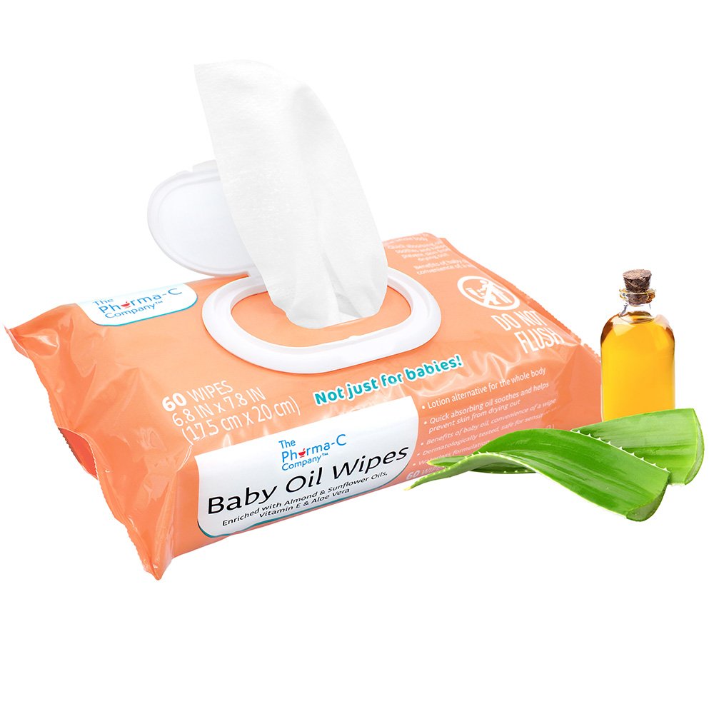 The Pharma-C Company Baby Oil Wipes
