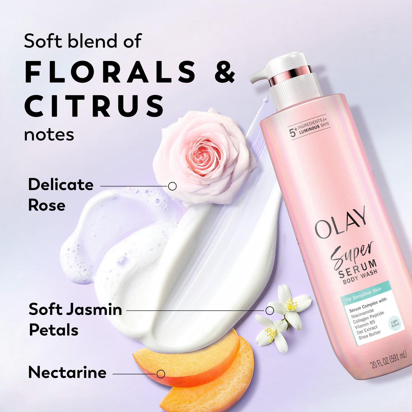 Olay Super Serum Body Wash for Sensitive Skin