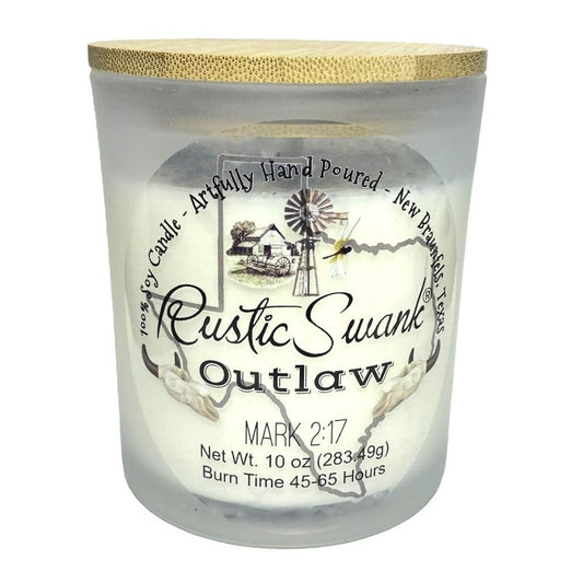 Rustic Swank Outlaw Scented Soy Candle