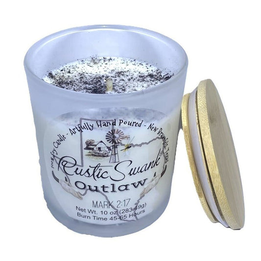 Rustic Swank Outlaw Scented Soy Candle