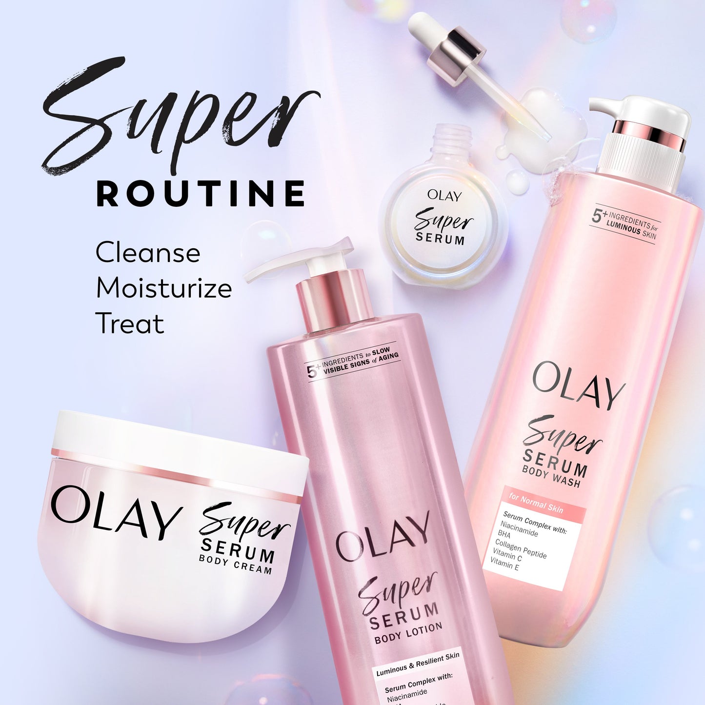 Olay Super Serum Body Wash for Normal Skin