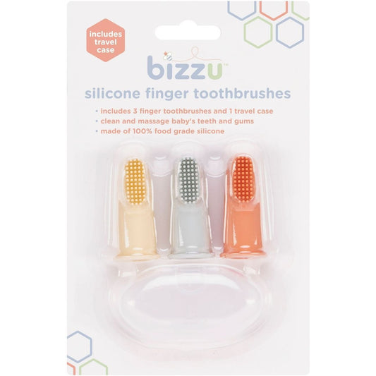 Bizzu Silicone Finger Toothbrushes