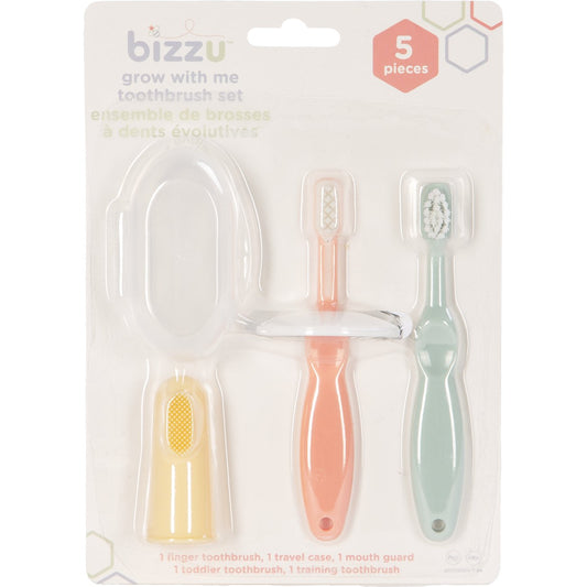 Bizzu Grow With Me Toothbrush Set