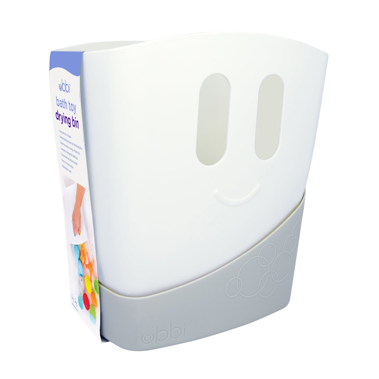 Ubbi Bath Toy Drying Bin Gray