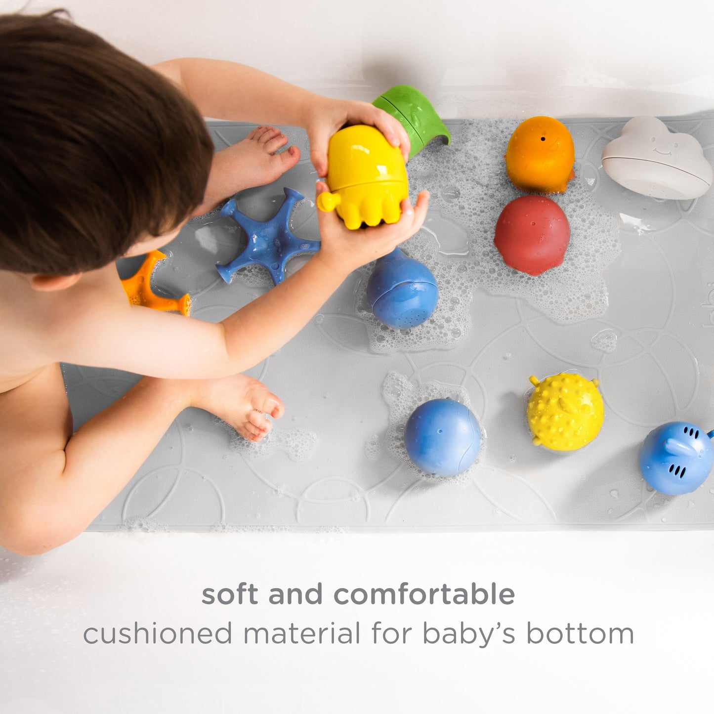 Ubbi Bath Mat - Gray