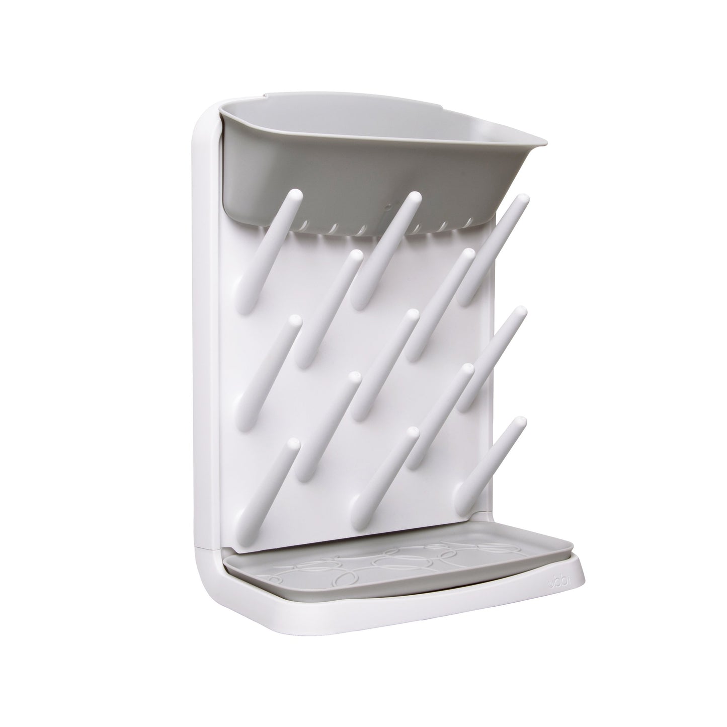 Ubbi Vertical Baby Bottle Drying Rack - Gray