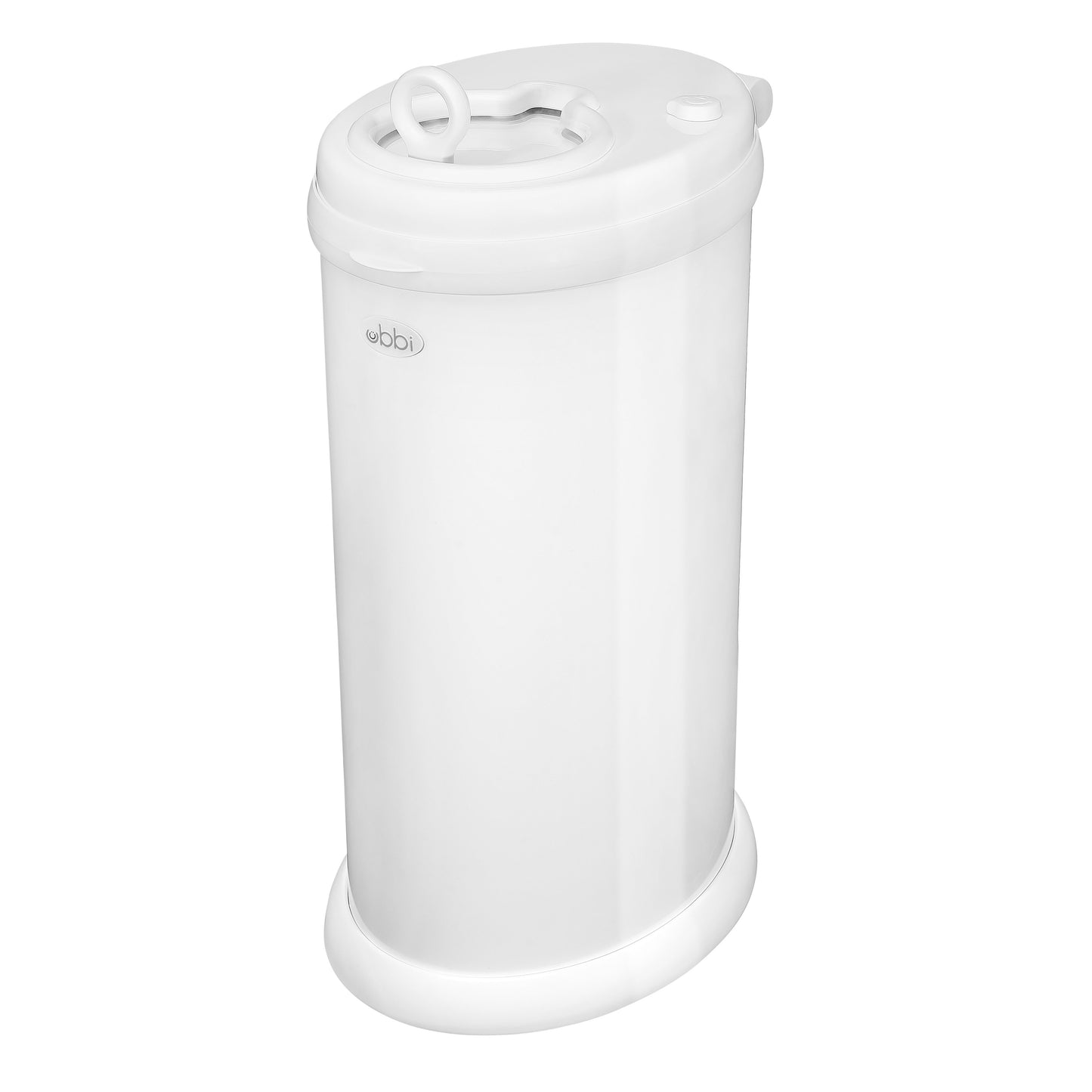 Ubbi Stainless Steel Diaper Pail - White