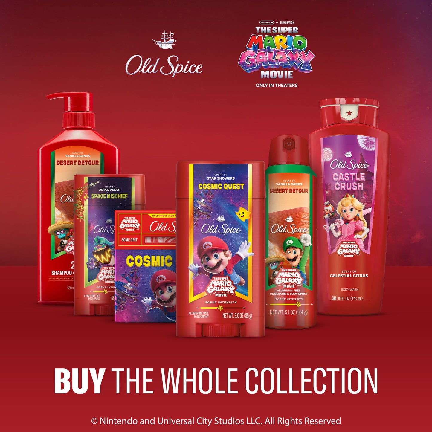 Old Spice Limited Edition Super Mario Galaxy Face & Body Wash - Desert Detour
