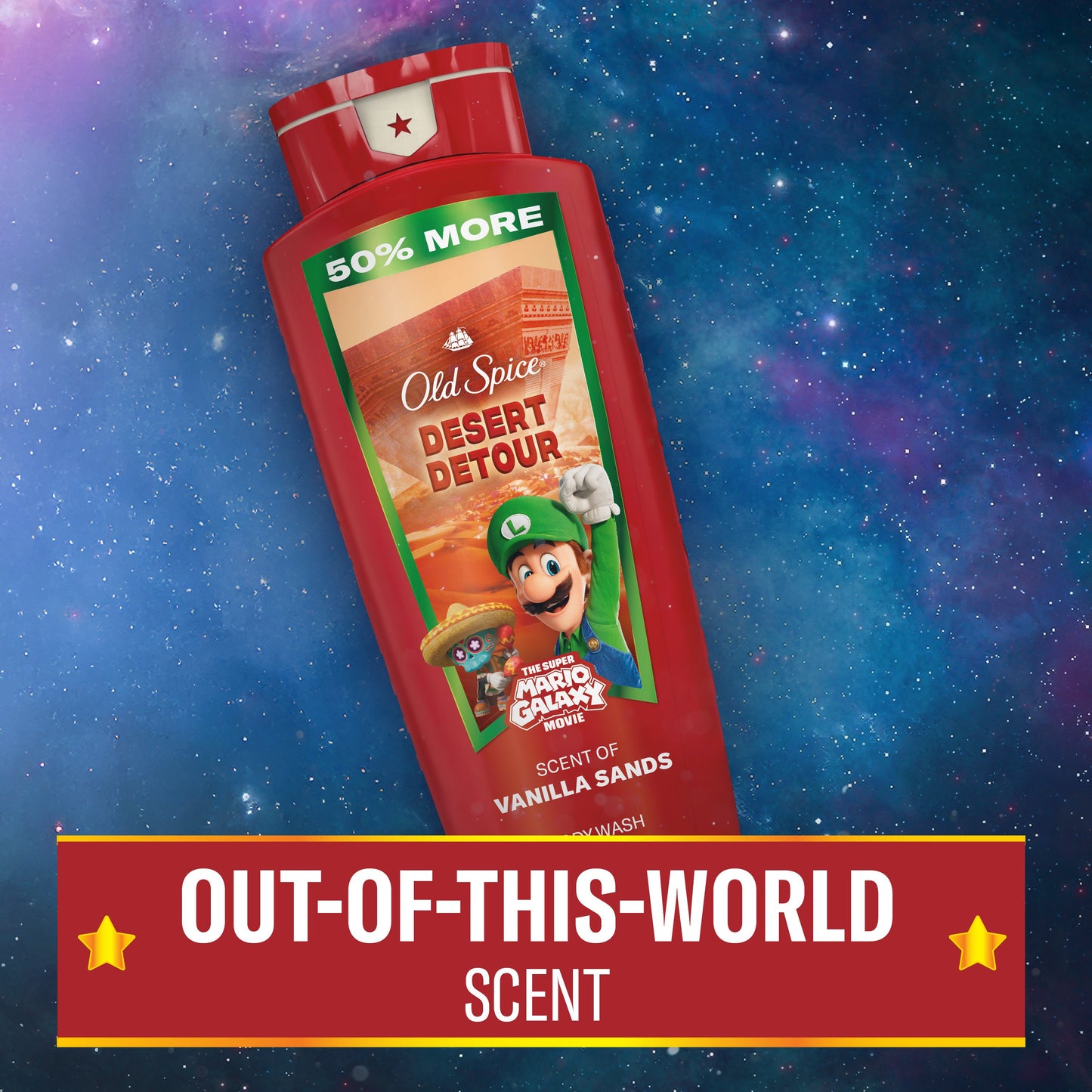 Old Spice Limited Edition Super Mario Galaxy Face & Body Wash - Desert Detour