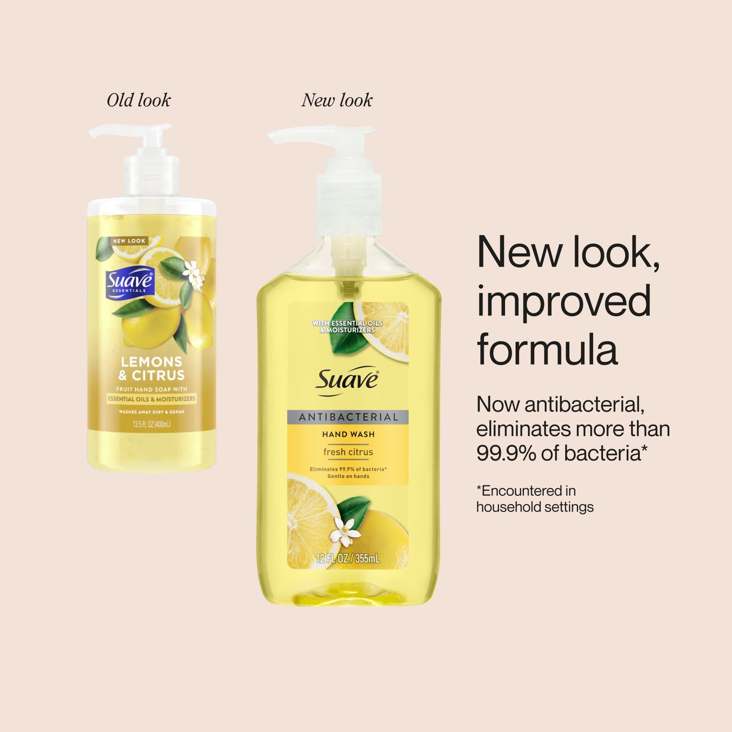 Suave Antibacterial Hand Wash - Fresh Citrus
