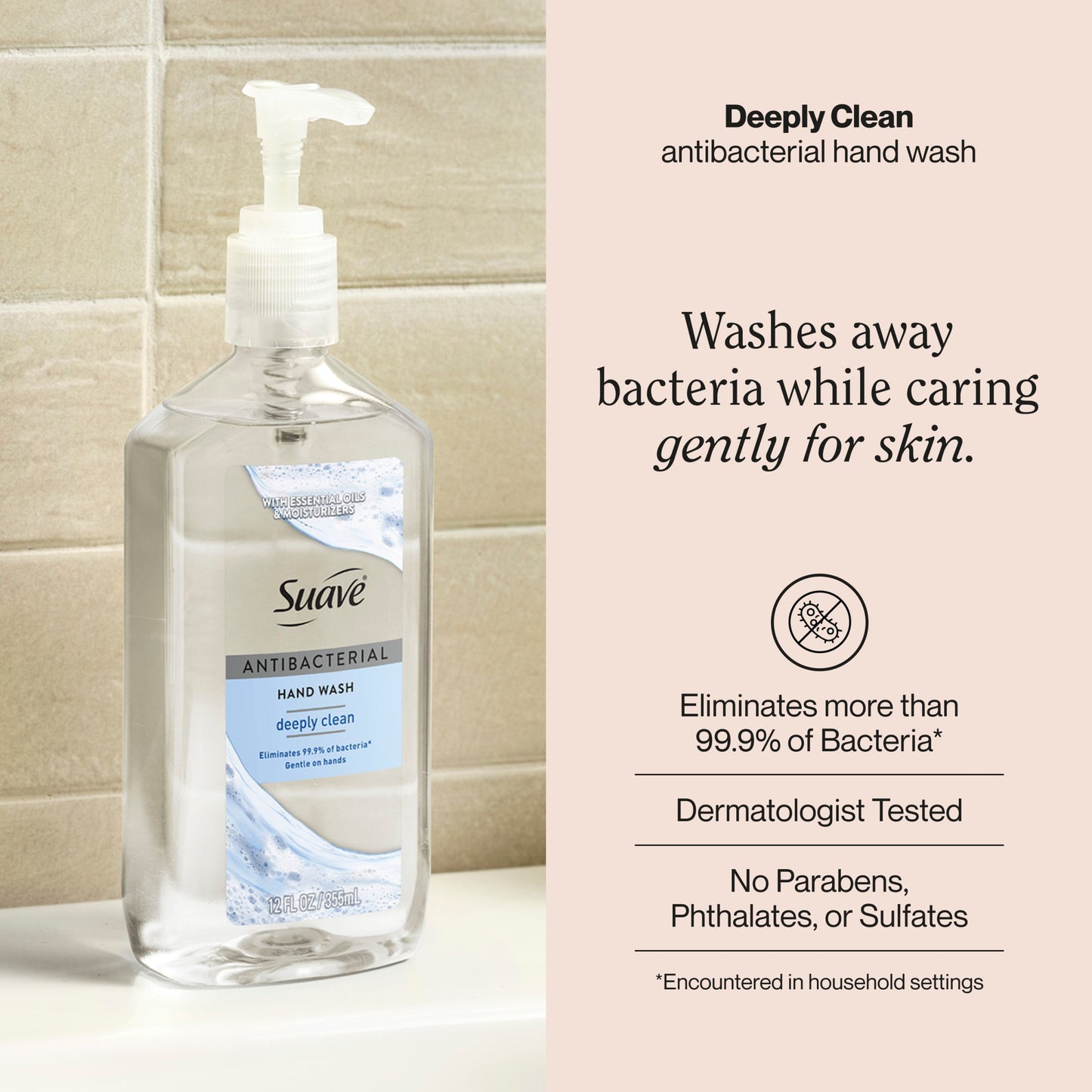 Suave Antibacterial Hand Wash - Deeply Clean