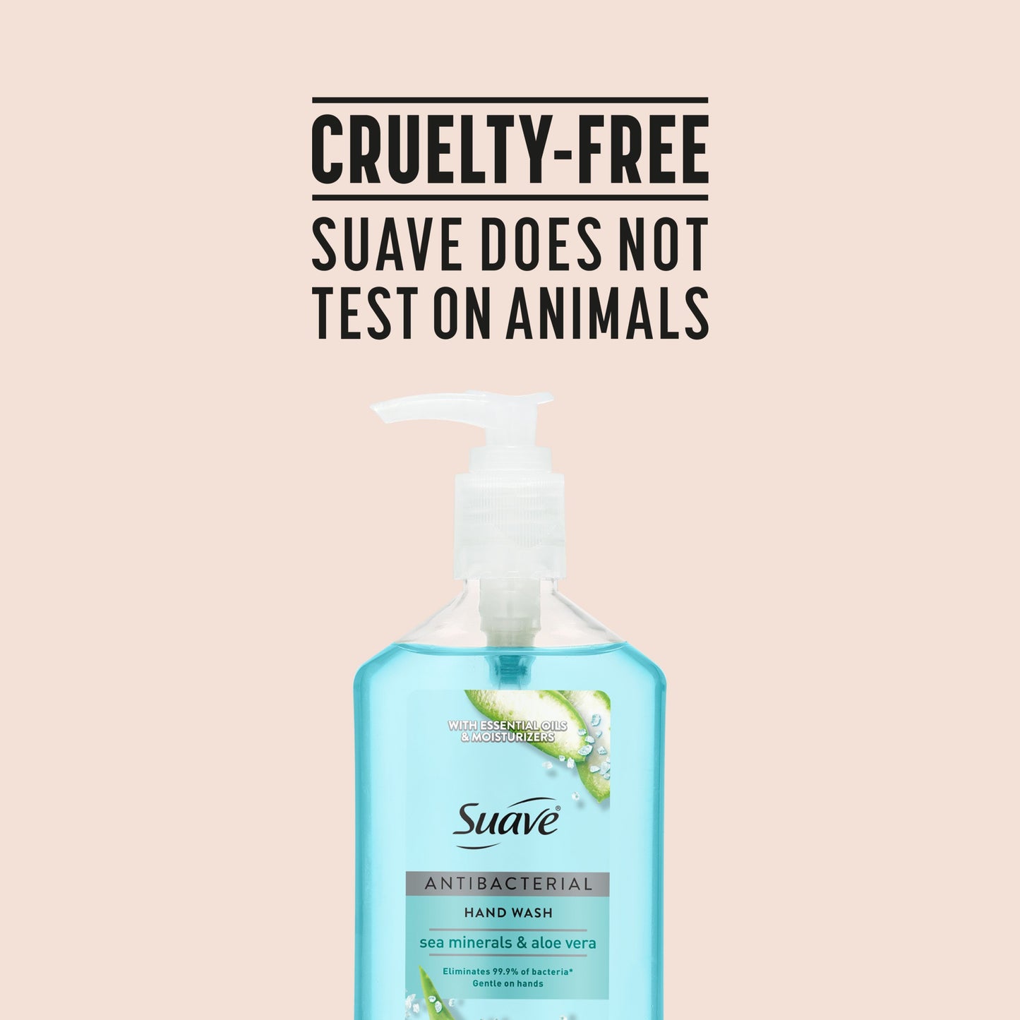 Suave Antibacterial Hand Wash - Sea Minerals & Aloe Vera