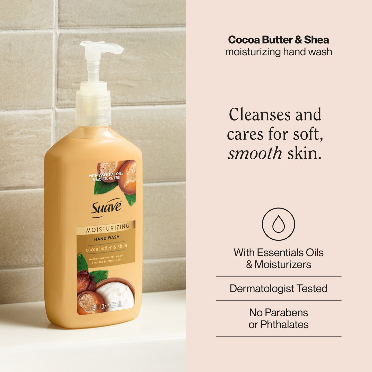 Suave Moisturizing Hand Wash - Cocoa Butter & Shea