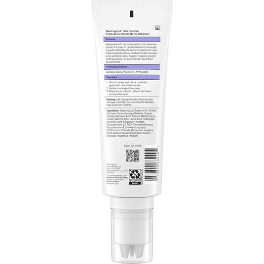 Neutrogena Hair Restore Triple Action Scalp Detox Cleanser