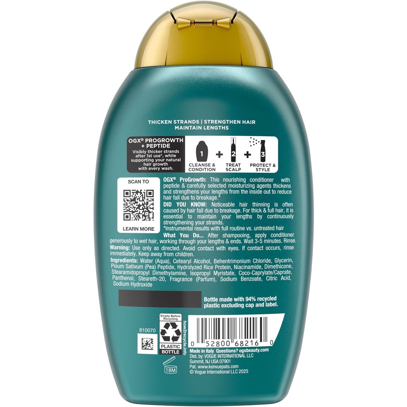 OGX Pro Growth & Peptide Conditioner