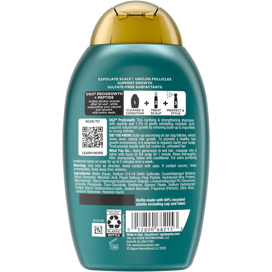 OGX Pro Growth & Peptide Shampoo