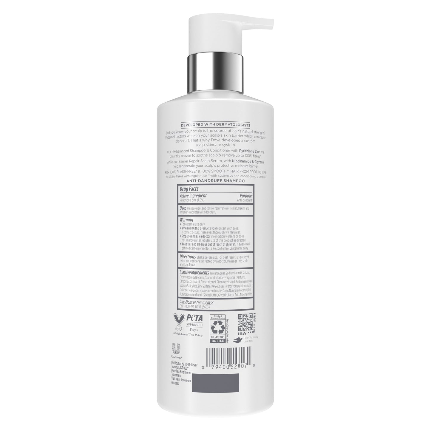 Dove Derma Scalp Dandruff & Itch Relief Shampoo