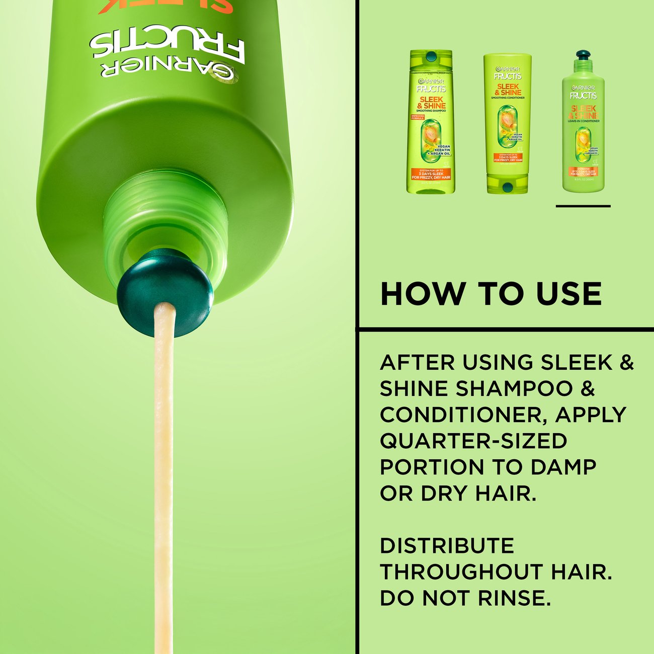 Garnier Fructis Sleek & Shine Leave-in Conditioner